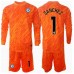 Chelsea Robert Sanchez #1 Keeper Hjemmedraktsett Barn 2024-25 Langermet (+ Korte bukser)